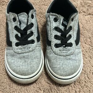 Gently work Vans slip on toddler shoes